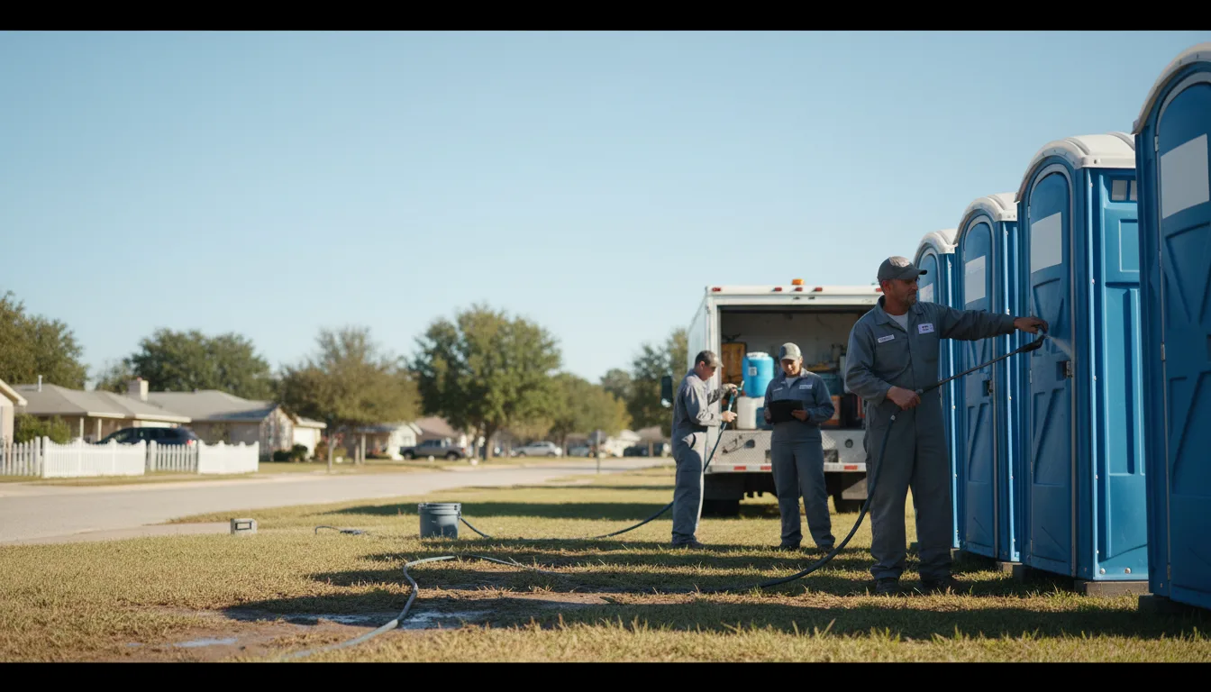 Long-Term Portable Toilet Rental in Tishomingo, OK near me